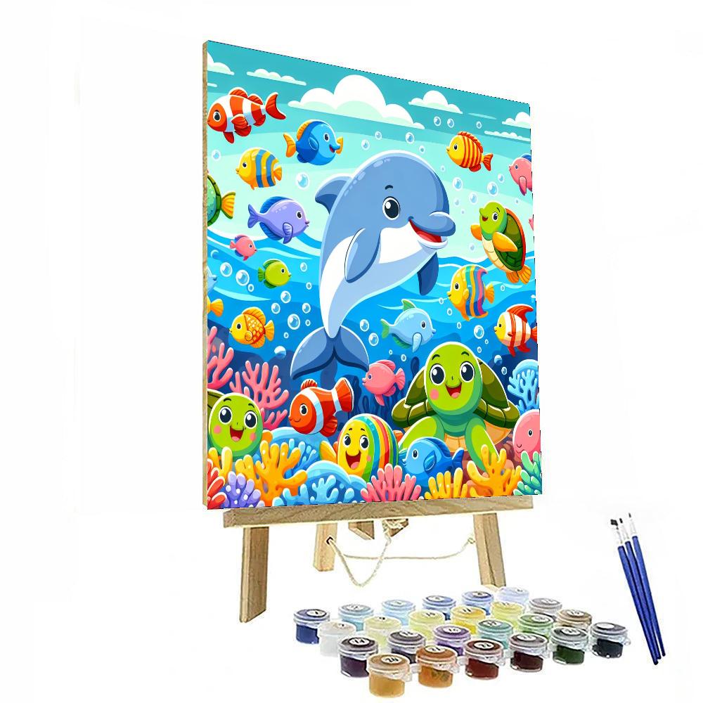 Charming Underwater Exploration Numbered Painting Kits