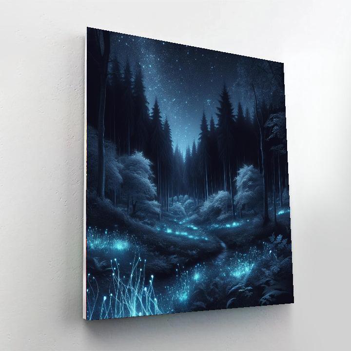 Fantasy Forest Nightscape Paint By Numbers Art