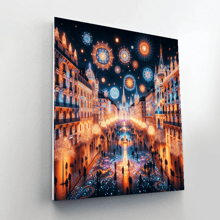 Fête Des Lumières - Lyon Paint By Number