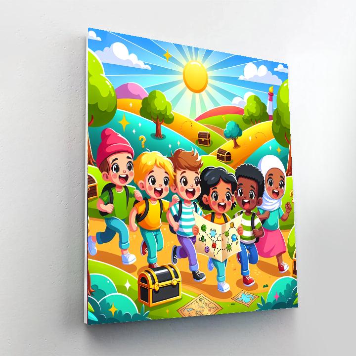 Daring Treasure Hunt Number Painting