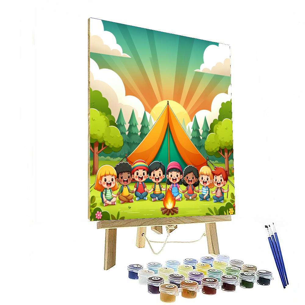 Happy Camper Adventures Paint By Number