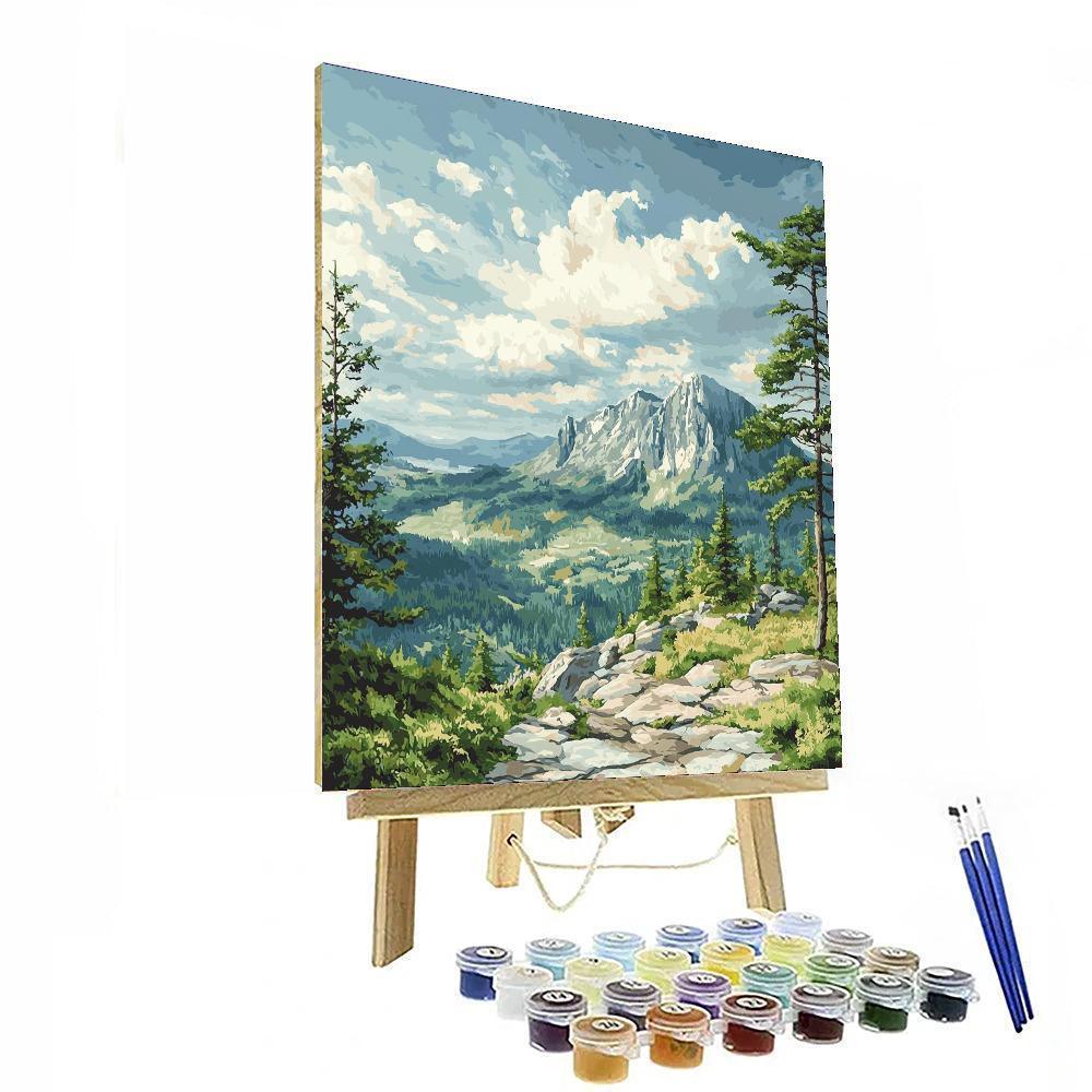 Thomas Cole Inspired Majestic Horizons  Paint By Numbers