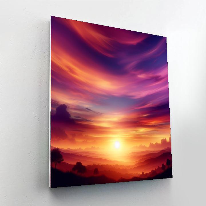 Sublime Sunset Retreat Paint By Color
