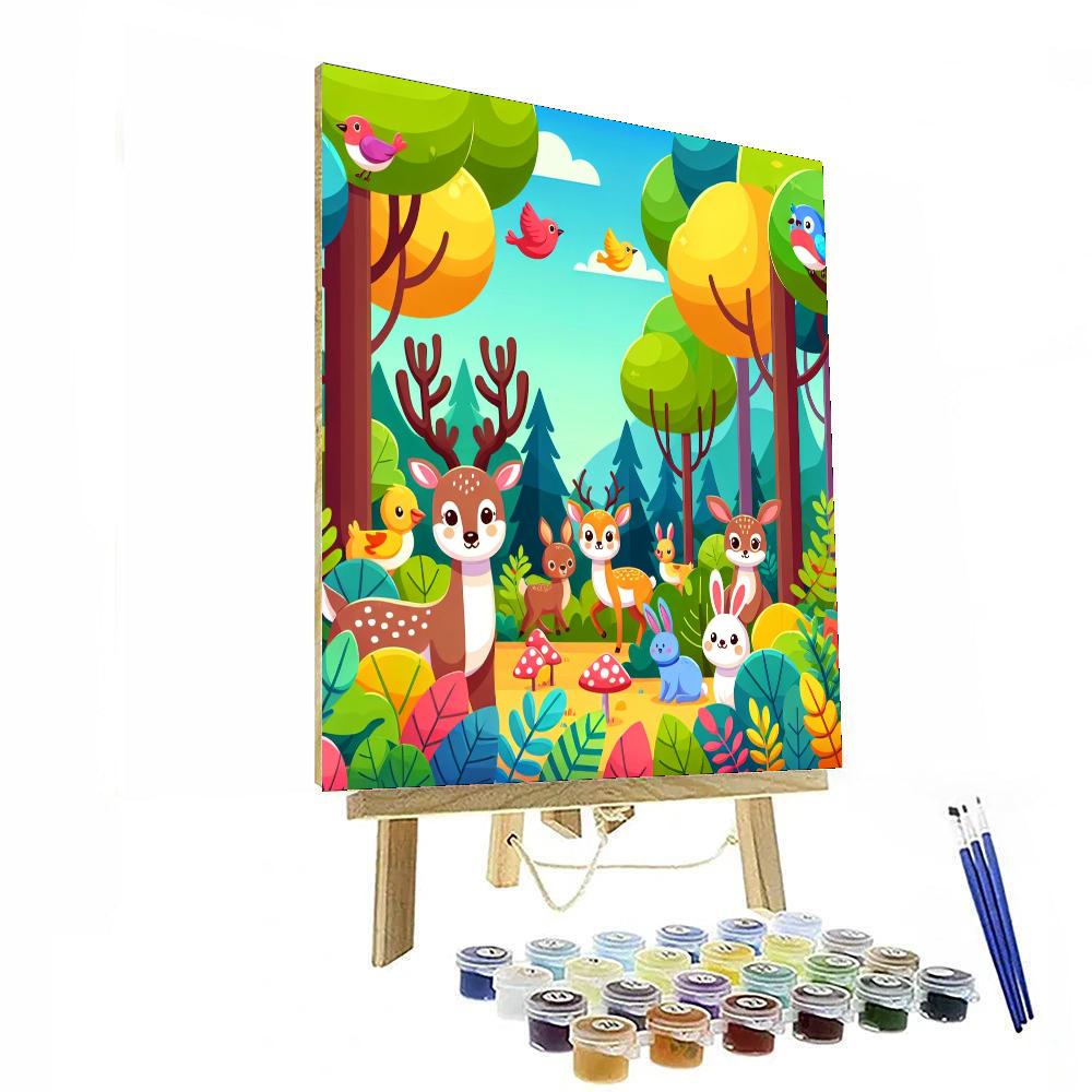 Friends In The Wild Paint By Color