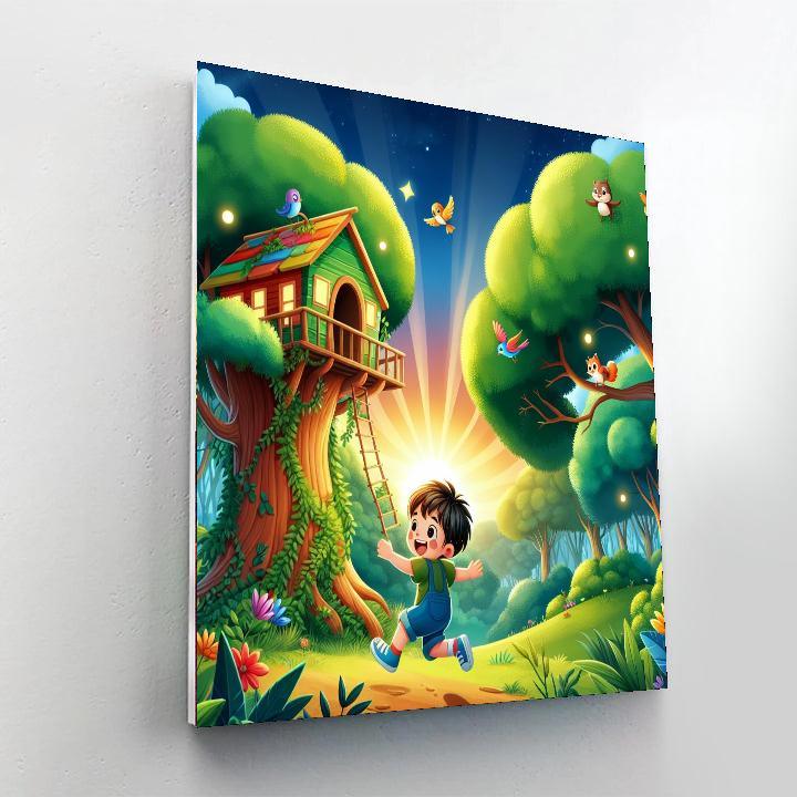 Magical Treehouse Hideaway Paint By Numbers Kits