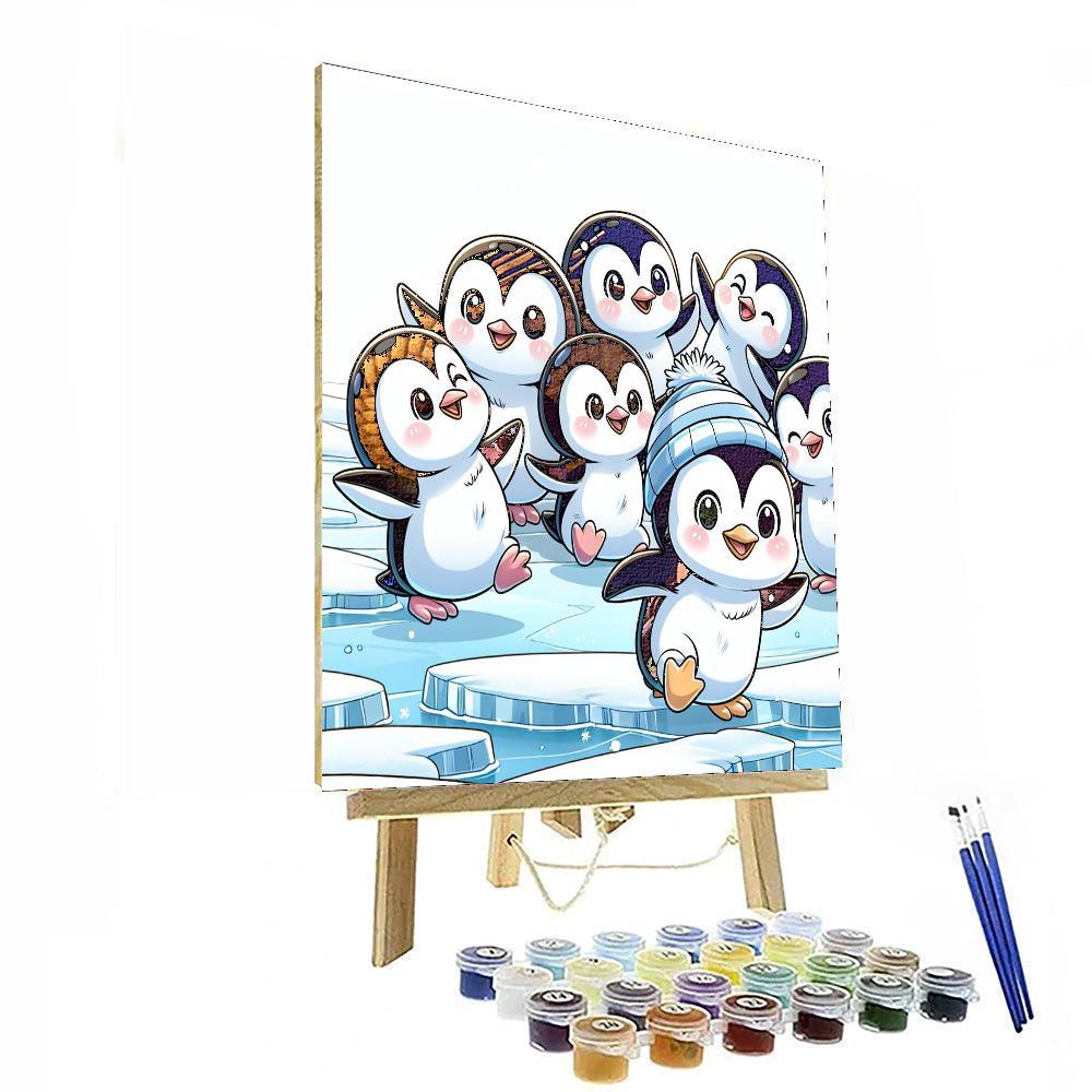 Penguin Pals Paint By Numbers