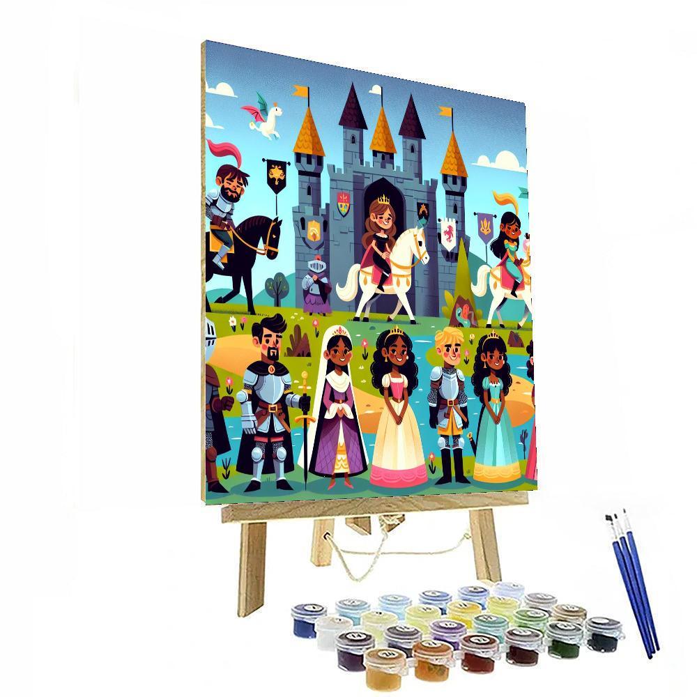 Castle Fantasy Adventure Paint By Numbers