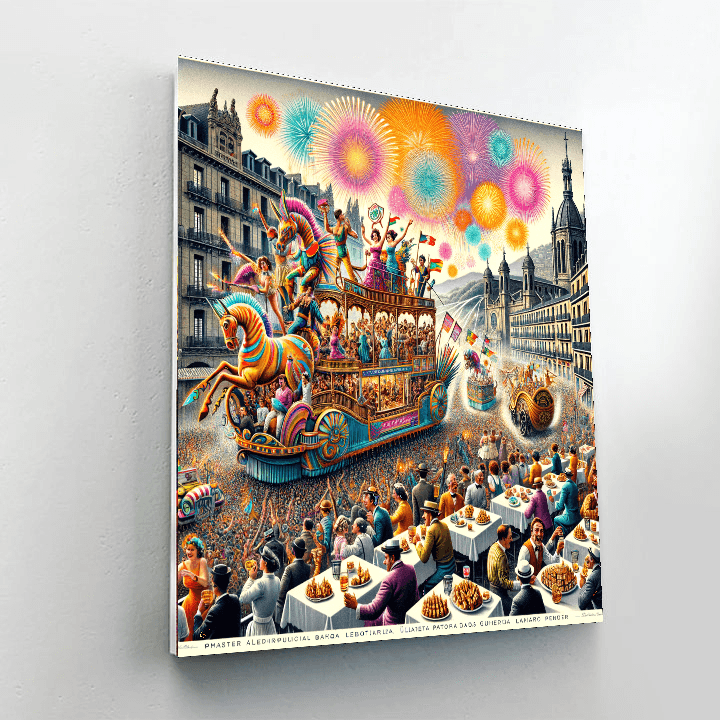 San Sebastián Day Number Painting