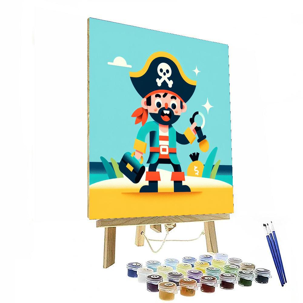 Seaside Pirate Expedition Painting Number Kit