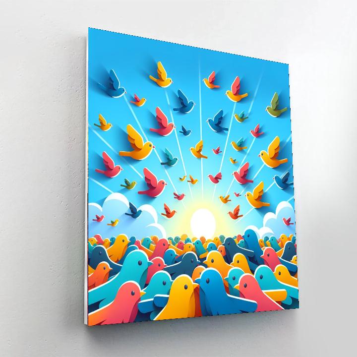 Artistic Aviary Paint By Numbers Kits