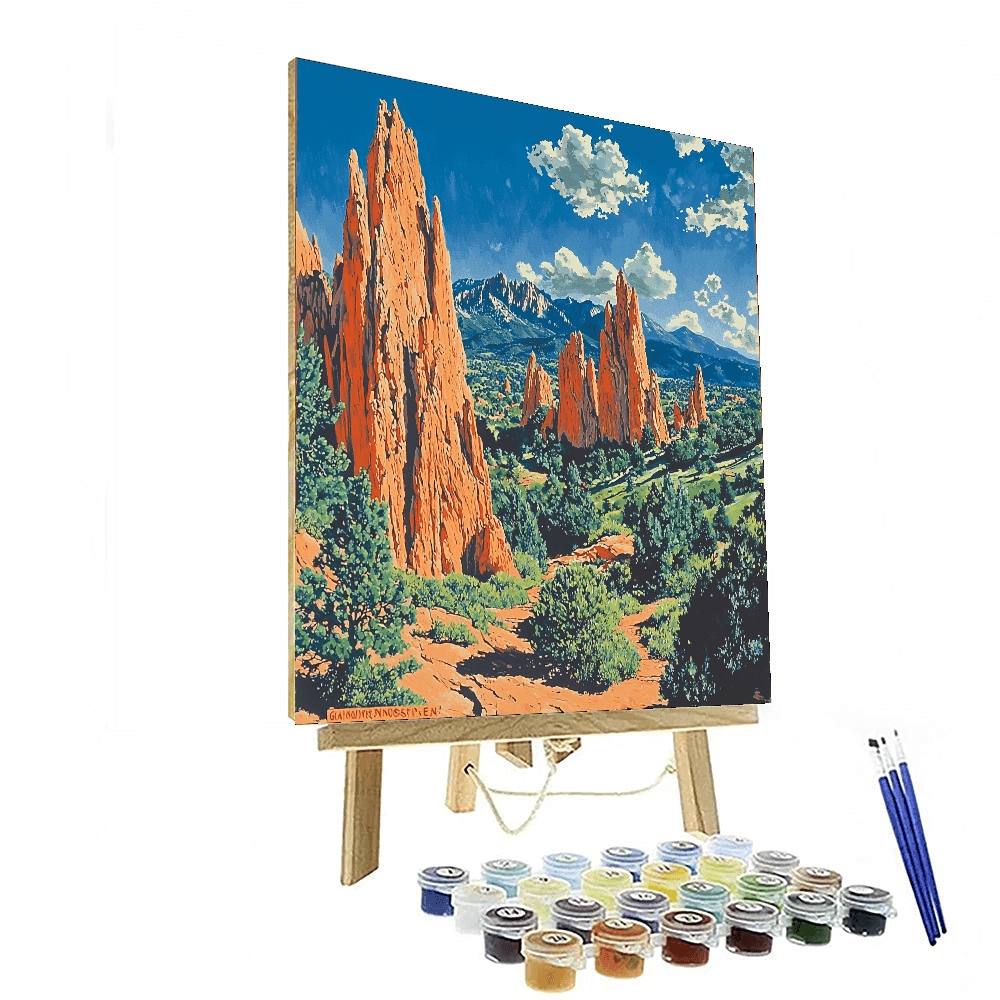 Garden Of The Gods - Colorado Paint By Numbers