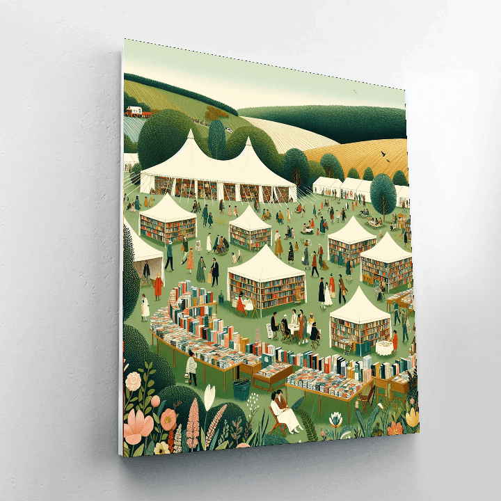 Hay Festival - Wales, Uk Painting Number Kit