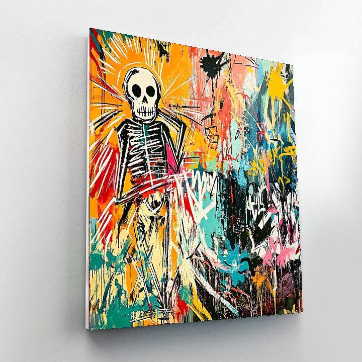 Jean-Michel Basquiat Inspired Basquiat's Urban Jungle  DIY Paint By Numbers