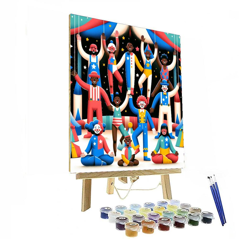 Circus Of Stars Numbered Painting Kits