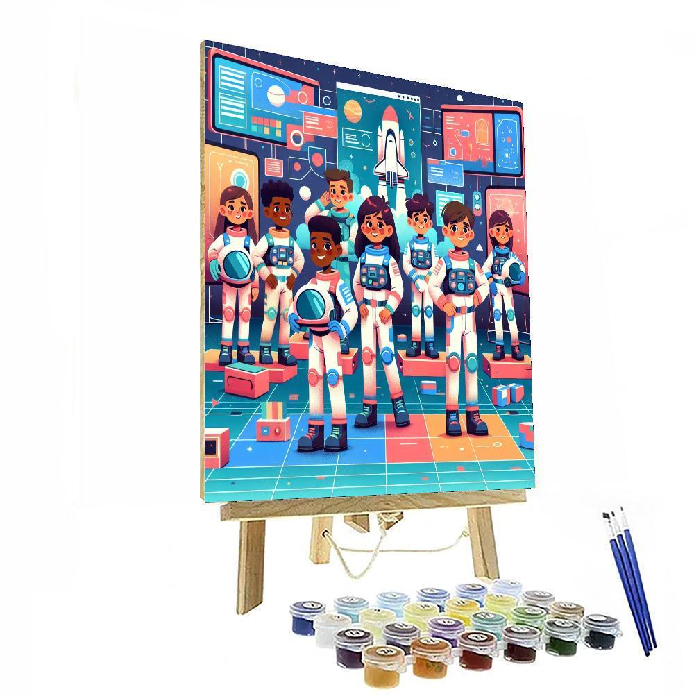 Space Cadet Bootcamp Paint By Numbers
