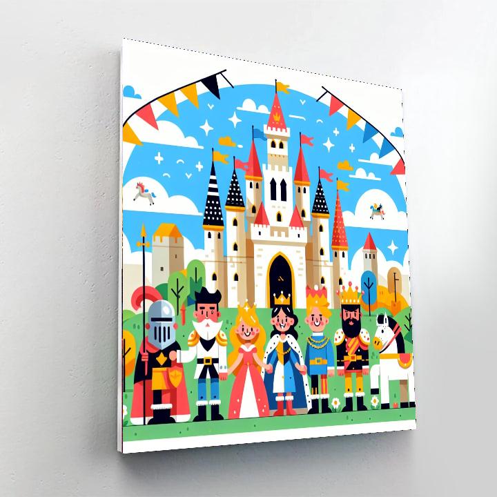 Royal Kingdom Chronicles Paint By Numbers Art