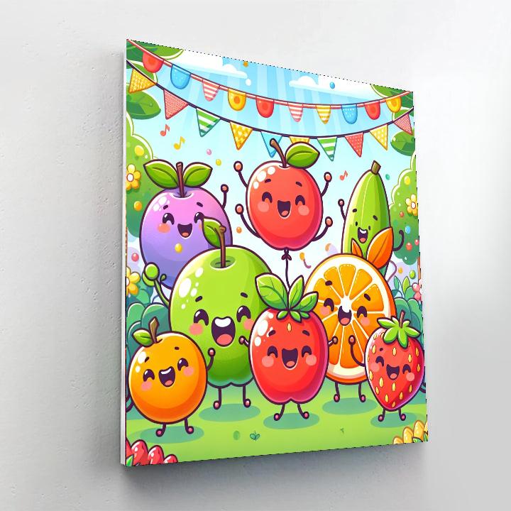 Fantastic Fruit Fiesta Painting By Numbers Kit