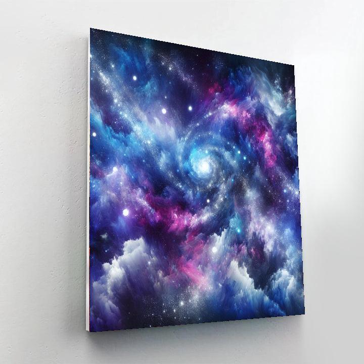 Cosmic Dreamscape Mural Painting Number Kit