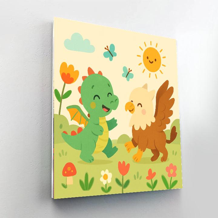 Mythical Beasties Numbered Painting Kits