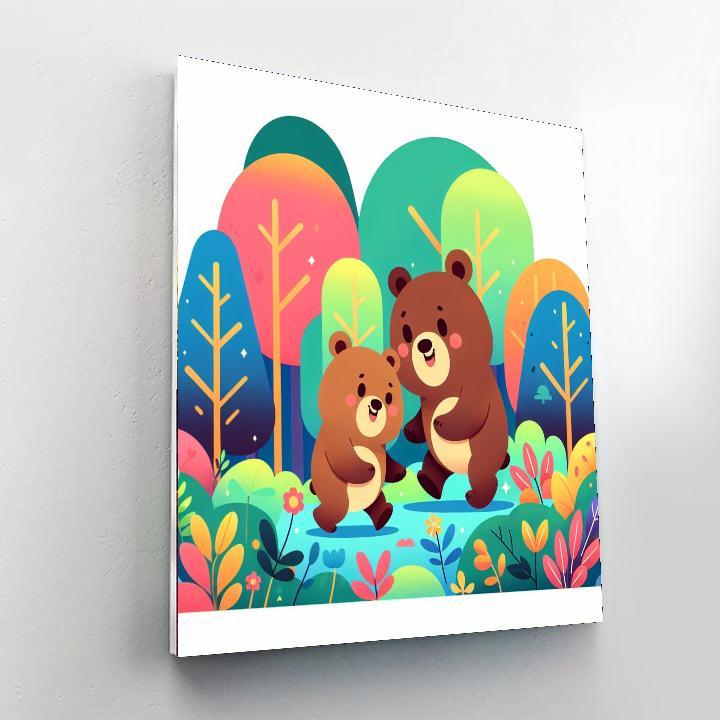 Caring Cubs Expedition Numbered Painting Kits