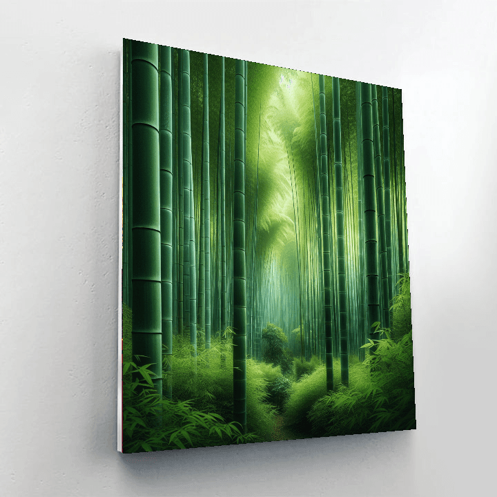 Tranquil Bamboo Garden Paint By Numbers Kits