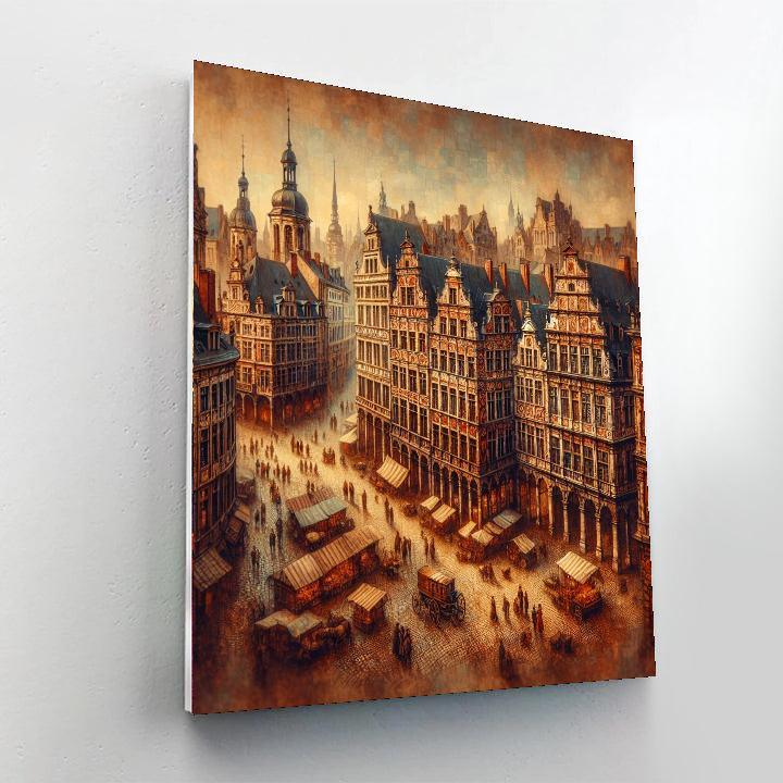 Historic Town Square Paint By Color