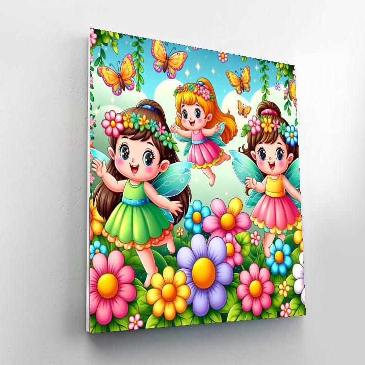 Curious Little Fairies Numbered Painting Kits
