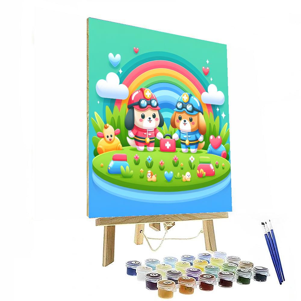 Pet Rescue Adventures Painting Number Kit