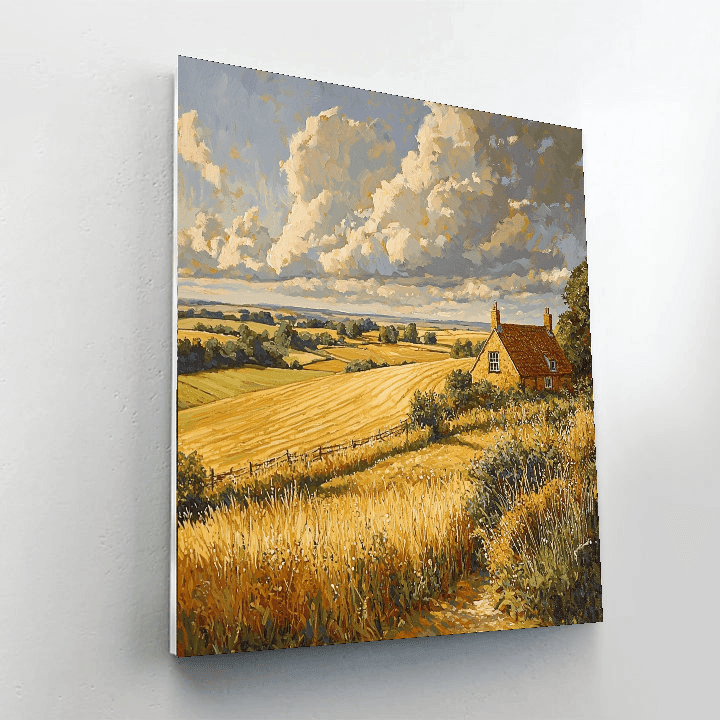 John Constable Inspired Timeless Countryside  Paint By Color