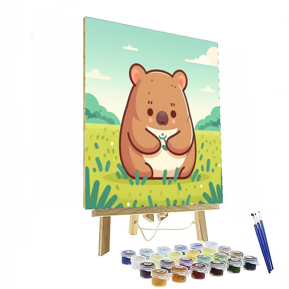 Witty Wombat Wonders Paint By Color