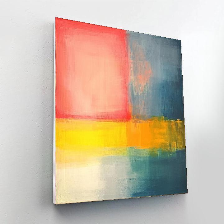 Rothko Inspired Luminous Abstract Shapes  Painting By Numbers Kit