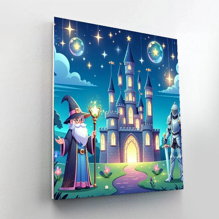 Magic Castle Kingdom Painting Number Kit