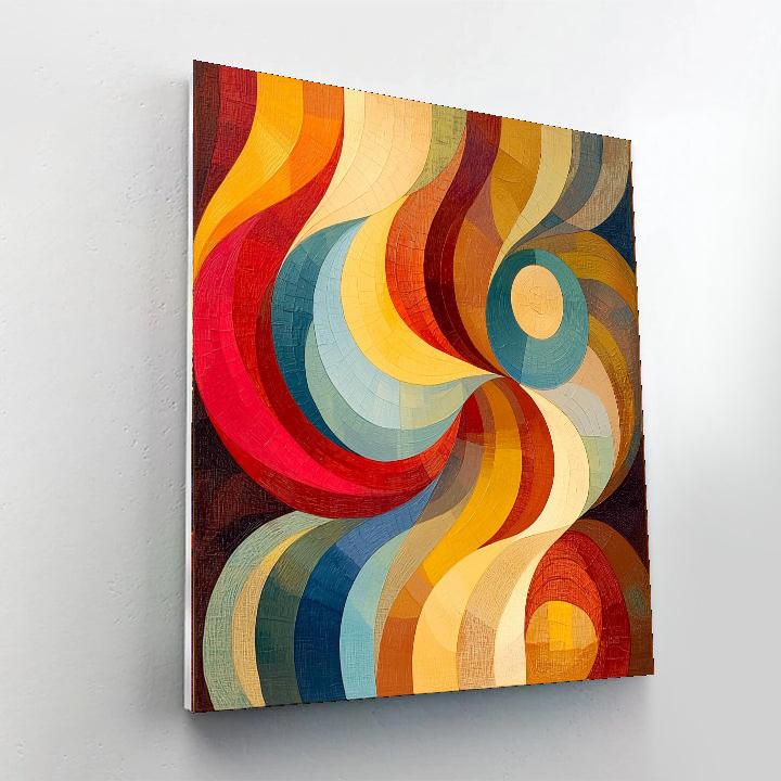 Paul Klee Inspired Whimsical Harmonies  Paint By Number