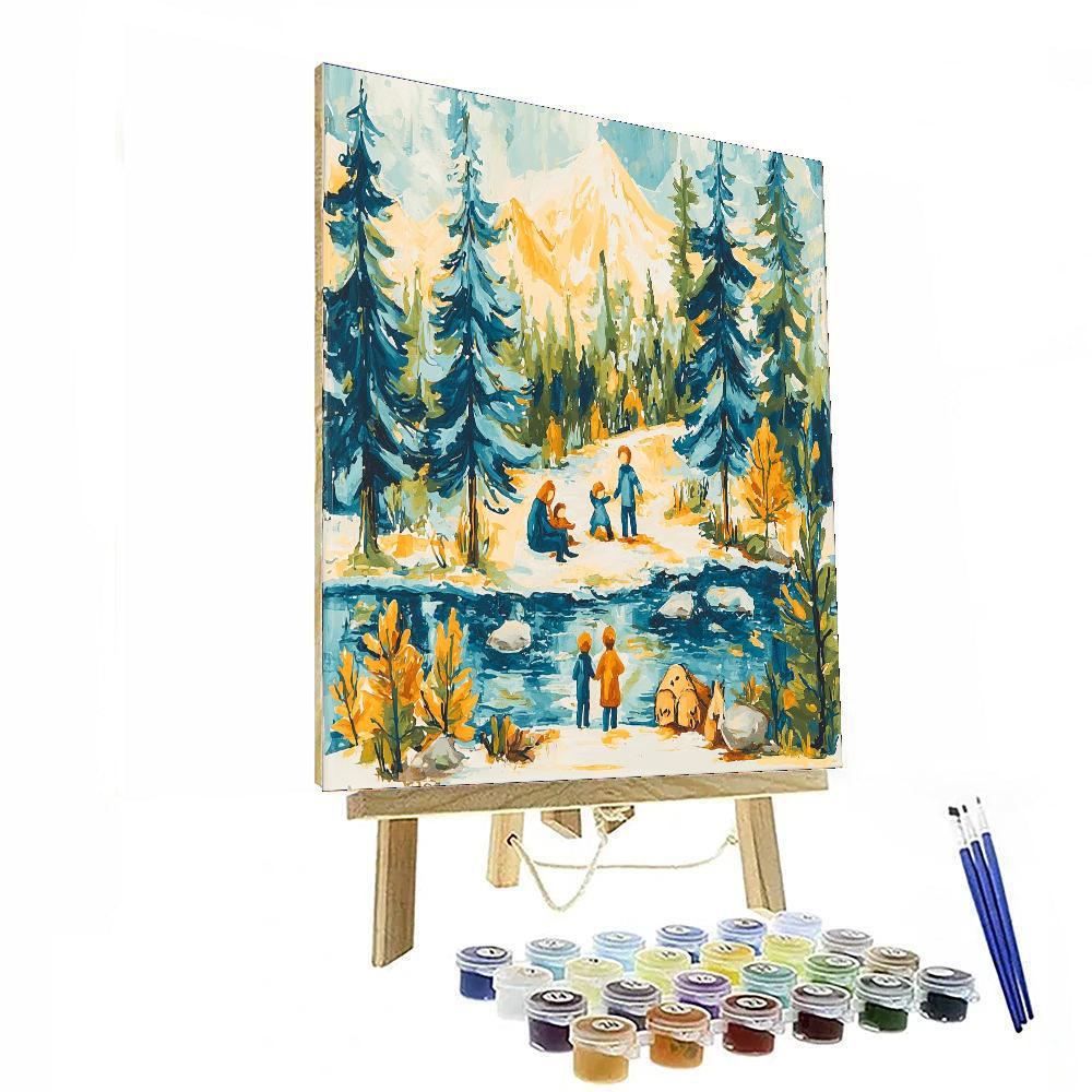 Mom's Love Is The Best Adventure Numbered Painting Kits