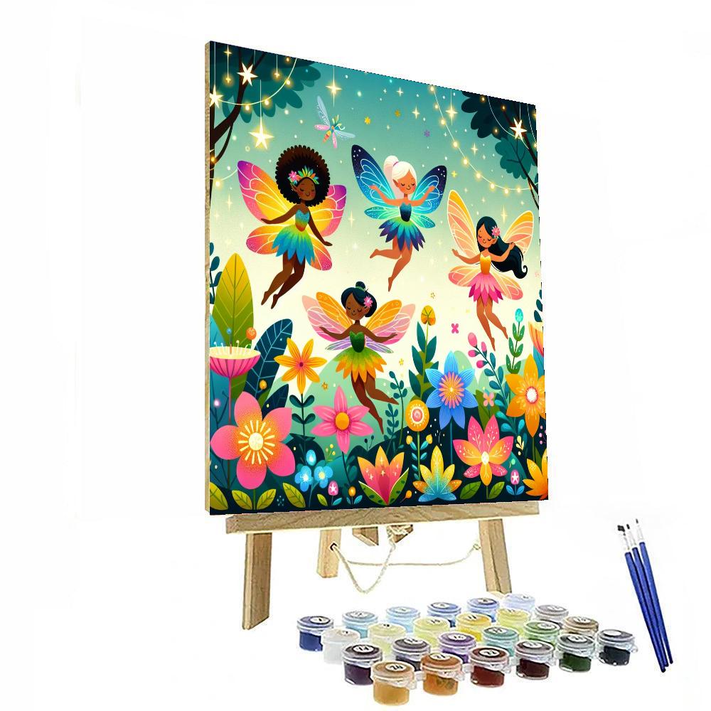 The Magical Fairy Garden DIY Paint By Numbers