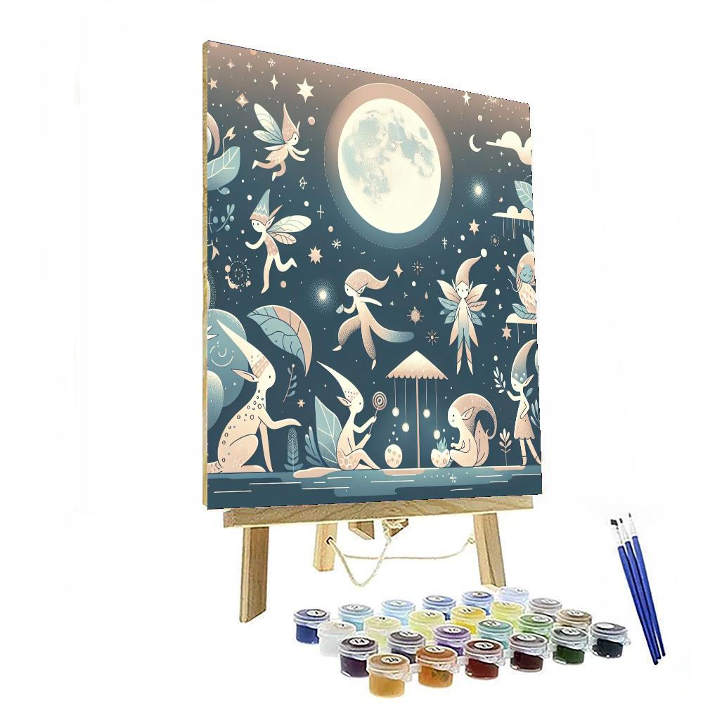 Mystic Moonlight Magic Painting By Numbers Kit