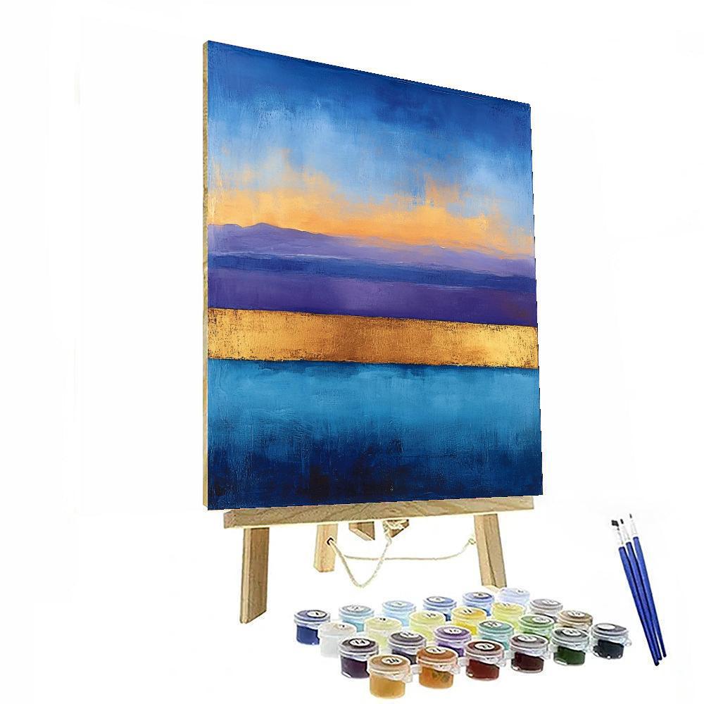 Mark Rothko Inspired Ethereal Twilight Serenity  Numbered Painting Kits