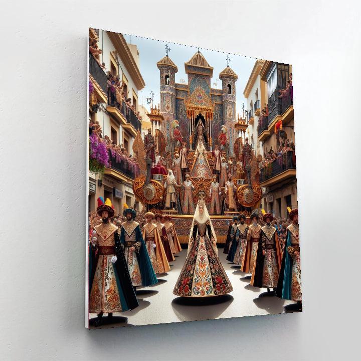 Moors And Christians Festival - Alicante, Spain DIY Paint By Numbers