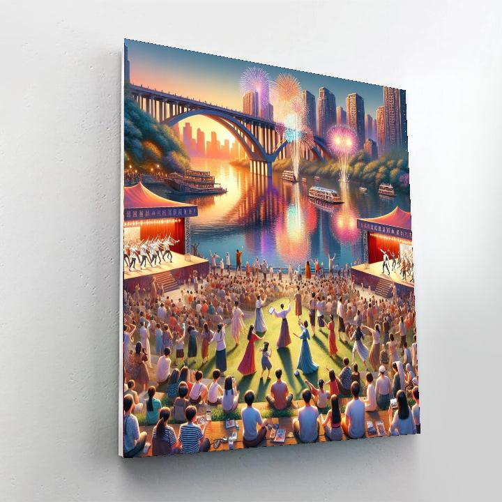 Brisbane Festival - Brisbane Paint By Color