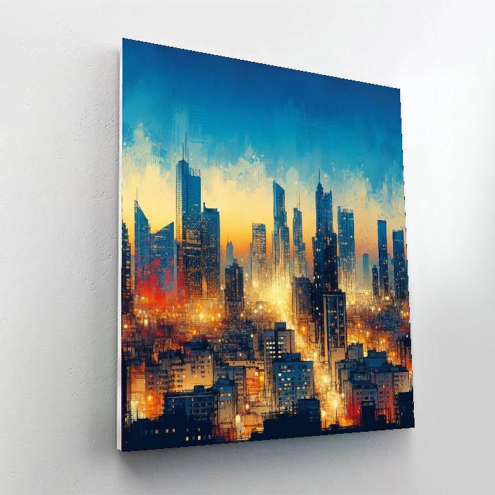 Radiant City Life Paint By Number