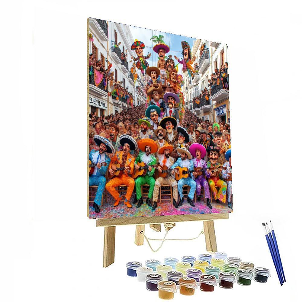 El Carnaval De Cádiz - Spain Painting By Numbers Kit