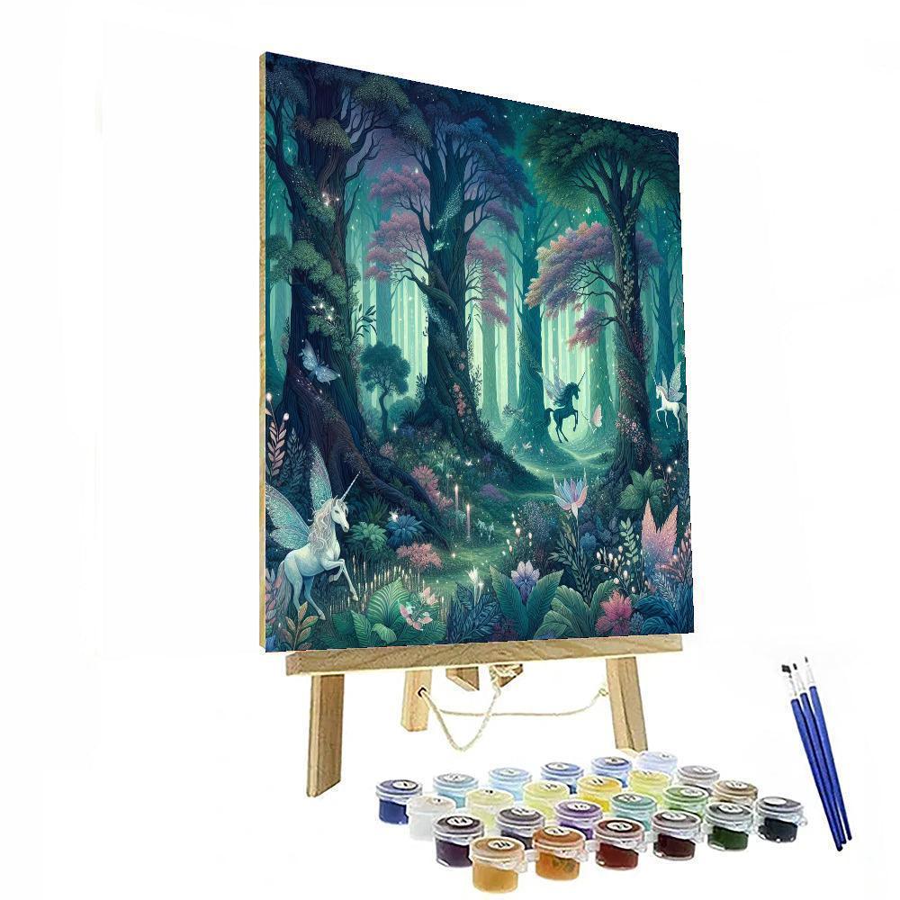 Mystical Woodland Fantasy Painting By Numbers Kit