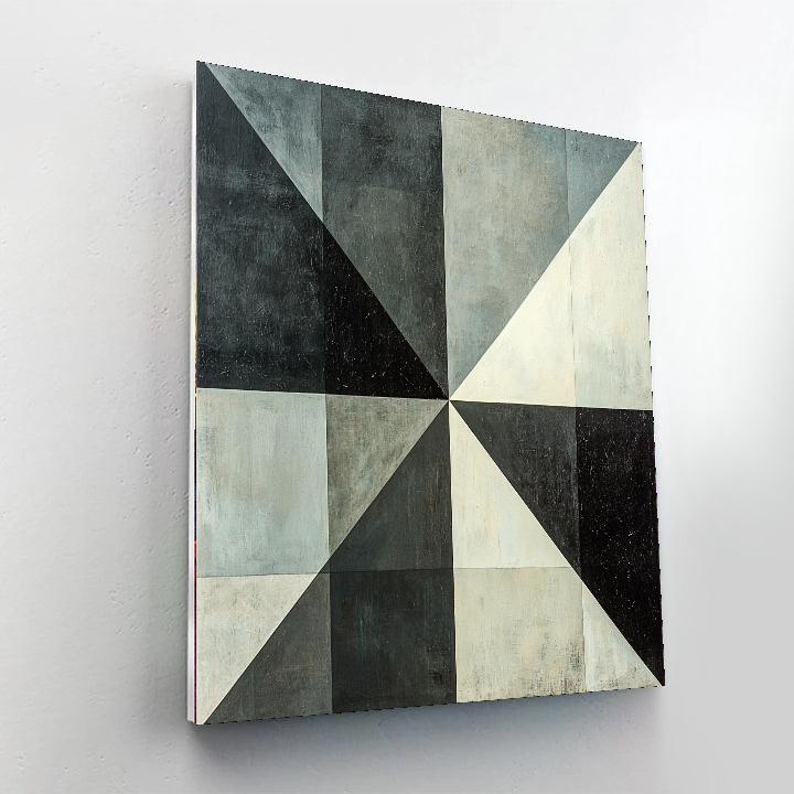 Kazimir Malevich Inspired Subtle Layers  Paint By Color