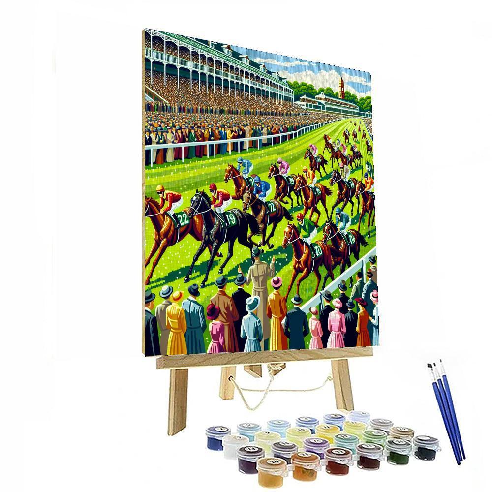Melbourne Cup Carnival - Melbourne Paint By Number