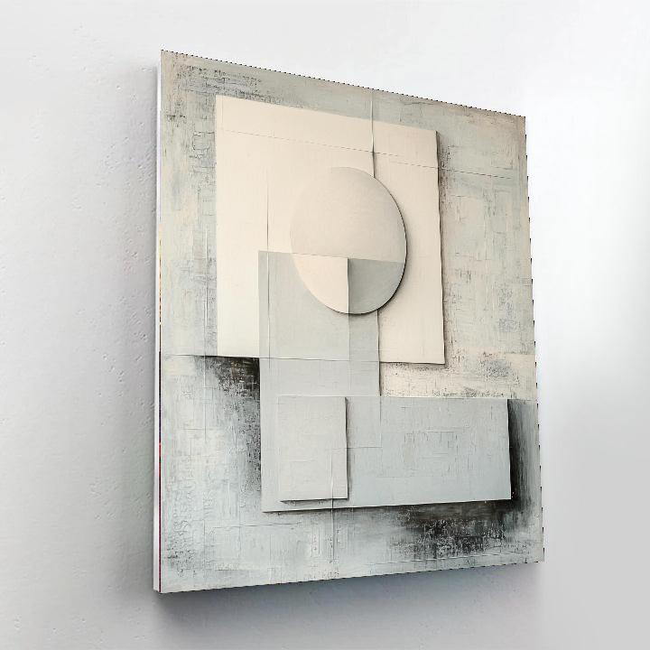 Kazimir Malevich Inspired Geometric Whisper  DIY Paint By Numbers