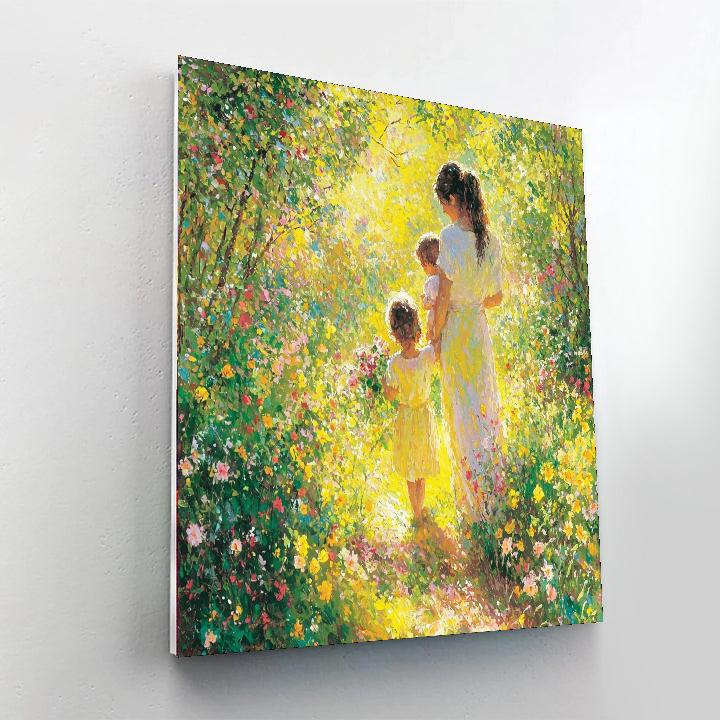 Sunlit Garden Of Joy Paint By Numbers Kits
