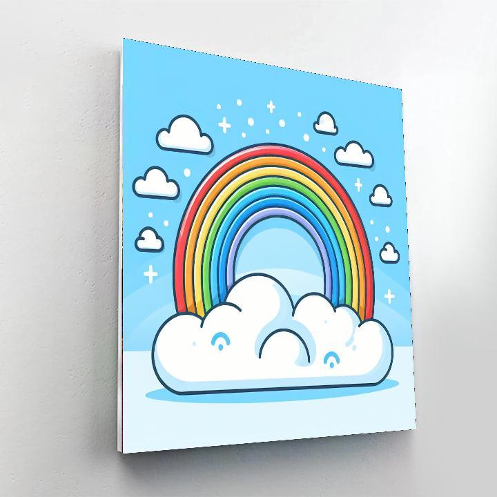 Dreamy Rainbow Paint By Number