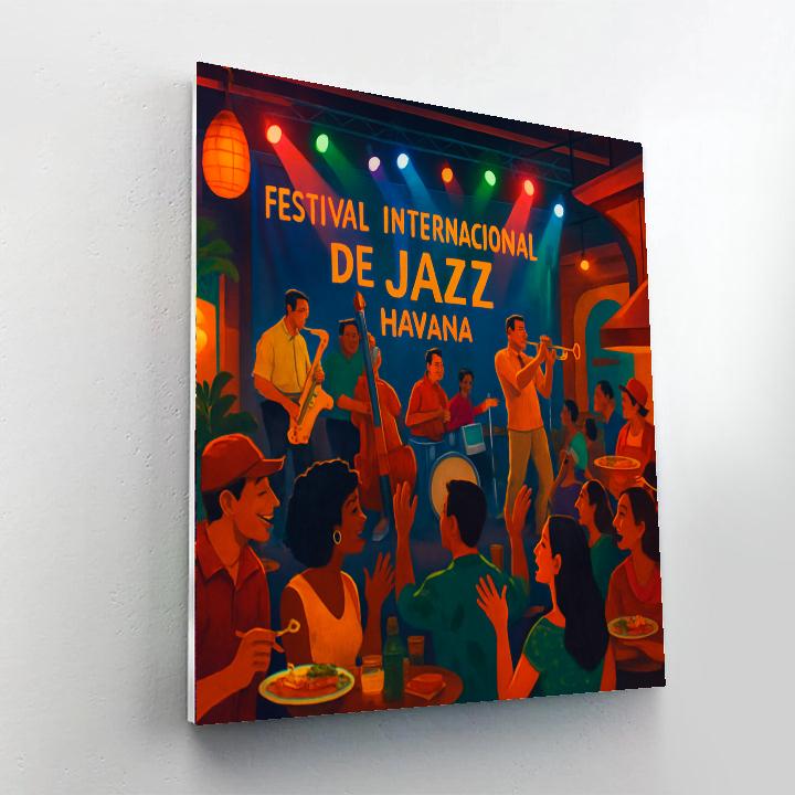 Festival Internacional De Jazz - Cuba Paint By Numbers Kits