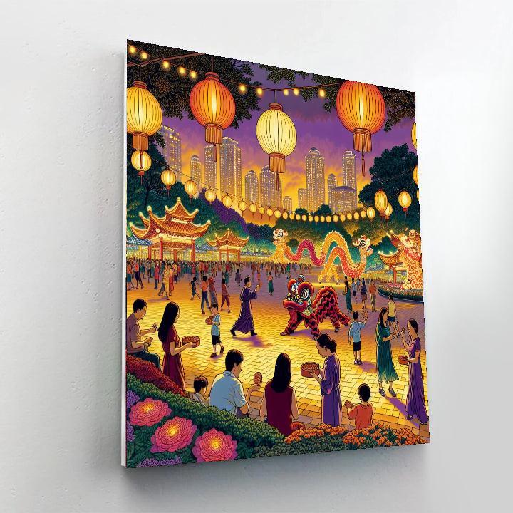 Mid-autumn Festival - Singapore Paint By Numbers Art