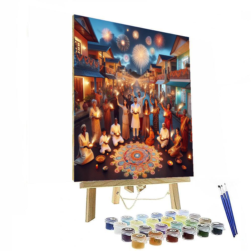 Diwali - Mauritius Numbered Painting Kits